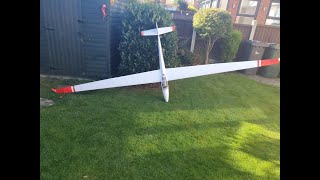 Valenta Models Libelle 4m RC Sailplane Build [upl. by Enyawd]