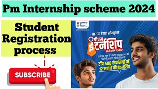 PM Internship scheme Registration process  how to do registration by students   full details [upl. by Colas874]