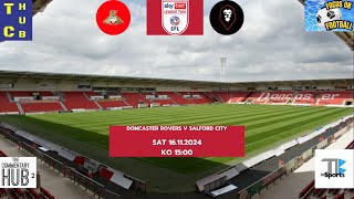 EFL Live Doncaster Rovers v Salford City Alternative Audio Commentary [upl. by Schram]