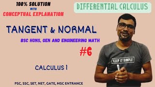 Tangent and Normal 6  Calculus  Differential Calculus by DR Colleger [upl. by Gillead]