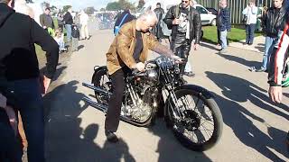 Brough Superior at The Real Classic Show October 2010  Duke Dyson [upl. by Herwick352]