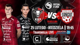 KKF CAFFARO GLOBAL SYSTEM KAZIMIERZA WIELKA VS FUTSAL CLUB SPORT POŁUDNIE ŁAŃCUT  transmisja LIVE [upl. by Yvan]