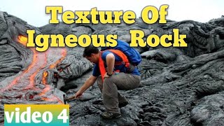 Texture of igneous rock in Hindi lecture 9 of igneous petrology GeologyAspirant [upl. by Joed]