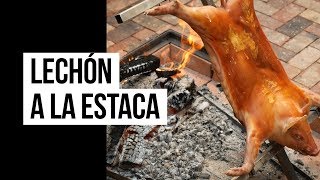 Lechón a la estaca [upl. by Kohsa]