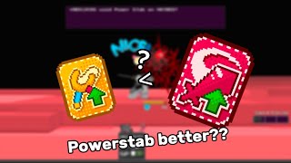 PowerStab better than PowerShot  Roblox Block tales [upl. by Bondy]