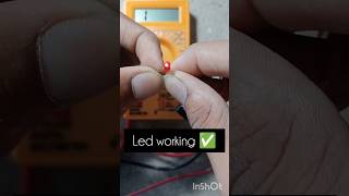 Led 💡test with digital multimeter EBolt [upl. by Tisbe731]