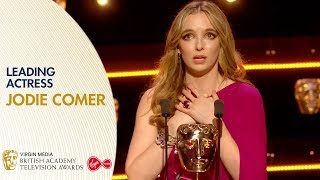 Jodie Comer wins Leading Actress  BAFTA Awards 2019 [upl. by Ursala]