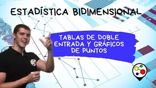 Estadística Bidimensional Tablas de doble entrada y gráficos de puntos [upl. by Solraced]