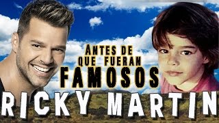 RICKY MARTIN  Antes De Que Fueran Famosos [upl. by Cletis]