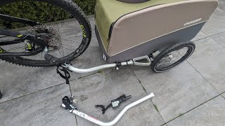 Teil 2 Croozer Cargo Tuure Umbau auf Weber Kupplung [upl. by Ellett882]