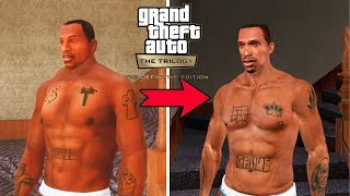 GTA Trilogy Definitive Edition Release Vs New Patch  Details And Physics Comparison [upl. by Server658]