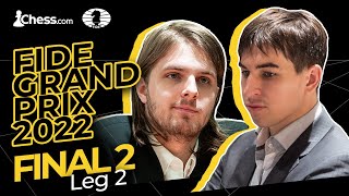 FIDE Grand Prix  Final Game 2 Leg 2  Hosts Tsatsalashvili and Bok [upl. by Gilmer]