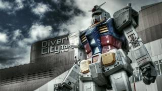 Lifesize GUNDAM returned to Odaiba The exterior has finished [upl. by Tatman]