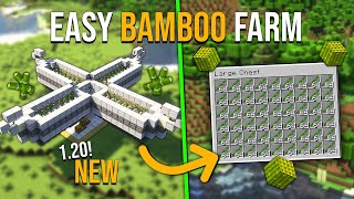 Minecraft BEST Bamboo Farm 121  NEW METHOD  2800 Per Hour [upl. by Carlie256]