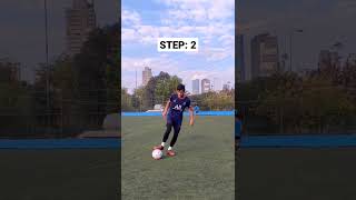 Neymar Roll Chop skill tutorial 🇧🇷🔥 football footballskills soccer viral reels [upl. by Oirtemed573]