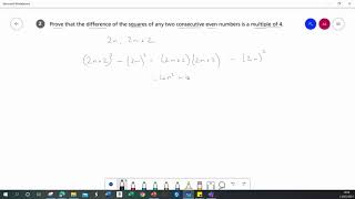 Algebraic Proof  Edexcel GCSE Maths Higher [upl. by Ordnazil]