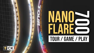 Yonex Nanoflare 700  Tour vs Game vs Play Second Gen Nanoflare Badminton Racket Comparison [upl. by Bergmans]