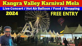 Kangra Valley carnival  Dharamsala Mela  Himachal Pradesh  Live Concert  Drone Show in Mela [upl. by Hana435]