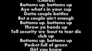 Trey Songsz Feat Nicki Minaj Bottoms Up Lyrics On Screen [upl. by Va]