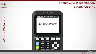 TI84 plus CET Combinatoriek [upl. by Adnor]