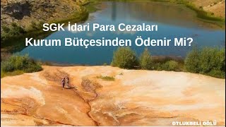 SGK İdari Para Cezaları Kurum Bütçesinden Ödenir Mi [upl. by Ainesell]