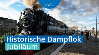 Alte Dampflok quotBergköniginquot feiert 100 Geburtstag  MDR SACHSENANHALT HEUTE  MDR [upl. by Delmore]