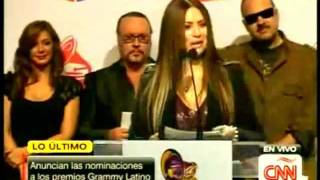 Myriam Hernández anunciando los nominados al Latin Grammy [upl. by Monroy]