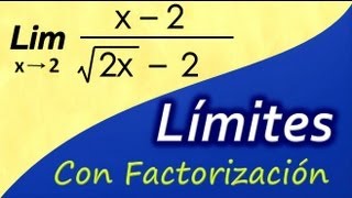 Limite con Factorizacion y Binomio Conjugado [upl. by Fortier101]