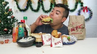 KFC Eating Show ASMR [upl. by Knuth]