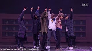 CHOREOGRAPHY BTS 방탄소년단 Rehearsal Stage CAM Best of Me  4TH MUSTER 2018BTSFESTA [upl. by Tyika]