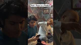 PoV Papa is a Pookie🎀😂  krishnakakran shorts shortfeed comedyvideo funny relatable [upl. by Kerns]