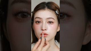 Simple and Easy Douyin Makeup Tutorial Chinese Douyin Makeup makeuptutorial koreanmakeup shorts [upl. by Ideih]