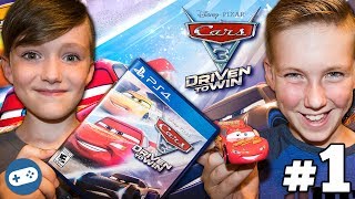 Cars 3 Driven to Win Unboxing and Gameplay Part 1 [upl. by Pontius]