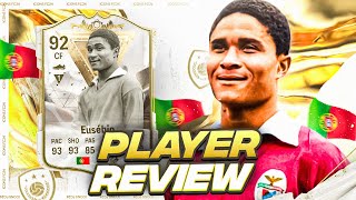 92 CENTURIONS ICON EUSEBIO SBC PLAYER REVIEW  FC 24 Ultimate Team [upl. by Inverson]