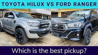 TOYOTA HILUX vs FORD RANGER WILDTRAK Which is the best pickup PART A hiluxvsranger [upl. by Nawud]