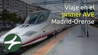 Viaje en el primer AVE Madrid Orense [upl. by Machute]