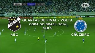 Gols  ABCRN 3 x 2 Cruzeiro  Copa do Brasil  15102014 [upl. by Rihat712]