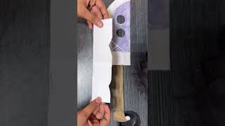 How to make yuji itadoris slaughter demon weapons with paper  Paper sword  Jujutsu kaisen  Sukuna [upl. by Enawtna]