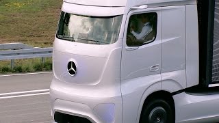 Autonomous MercedesBenz TRUCK Demonstration [upl. by Scurlock]