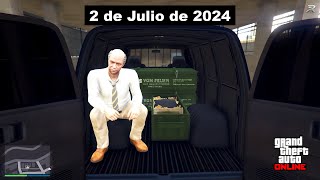 GTA Online Ubicación Gun Van 2 de Julio de 2024 [upl. by Aierb]