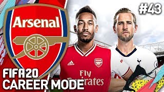 NORTH LONDON DERBY QUARTER FINAL  FIFA 20 ARSENAL CAREER MODE 43 [upl. by Melantha]