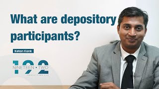 What is Depository Participant [upl. by Marentic]