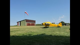 Tailwheel training adventure at Red Stewart Airfield [upl. by Nylirak]