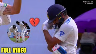 Watch  Rohit Sharma Unlucky Dismissal in Todays Match vs NZ  Rohit Sharma Wicket today [upl. by Hawker]