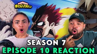 ENDEAVOR VS ALL FOR ONE IS HEATING UP  My Hero Academia Season 7 Episode 10 Reaction [upl. by Colinson]