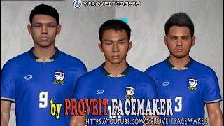 CHANATHIP SONGKRASIN SUPACHAI CHAIDED THEERATHON BUNMATHAN PES 21 to PES 17 [upl. by Uchida]