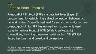 PPP  PointtoPoint Protocol [upl. by Samled]