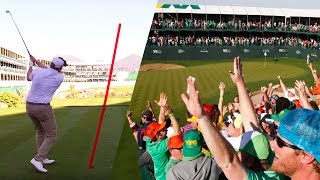 They Let Me Play the Craziest Hole in Golf — TPC Scottsdale 16th Hole [upl. by Shiri983]