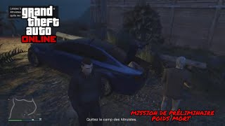 GTA 5 ONLINE MISSION DE PRÉLIMINAIRE DIAMOND CASINO poids mort [upl. by Enelrak570]