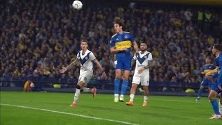 ASÍ FUE EL GOLAZO DE CAVANI ANTE VELEZ DESDE LA TRIBUNA [upl. by Goulet]